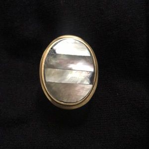 Abalone Shell Ring